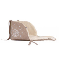 Матрацик в санки відкритий (вовна вовна) Baby Breeze (cappuccino)